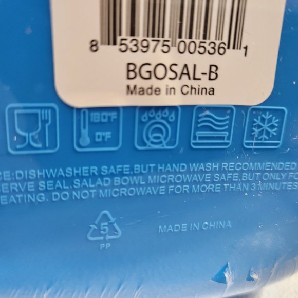 New Bentgo Salad 4 Compartment Bento Style Leak-Resistant Lunch Box Blue BPAFree - Picture 7 of 10